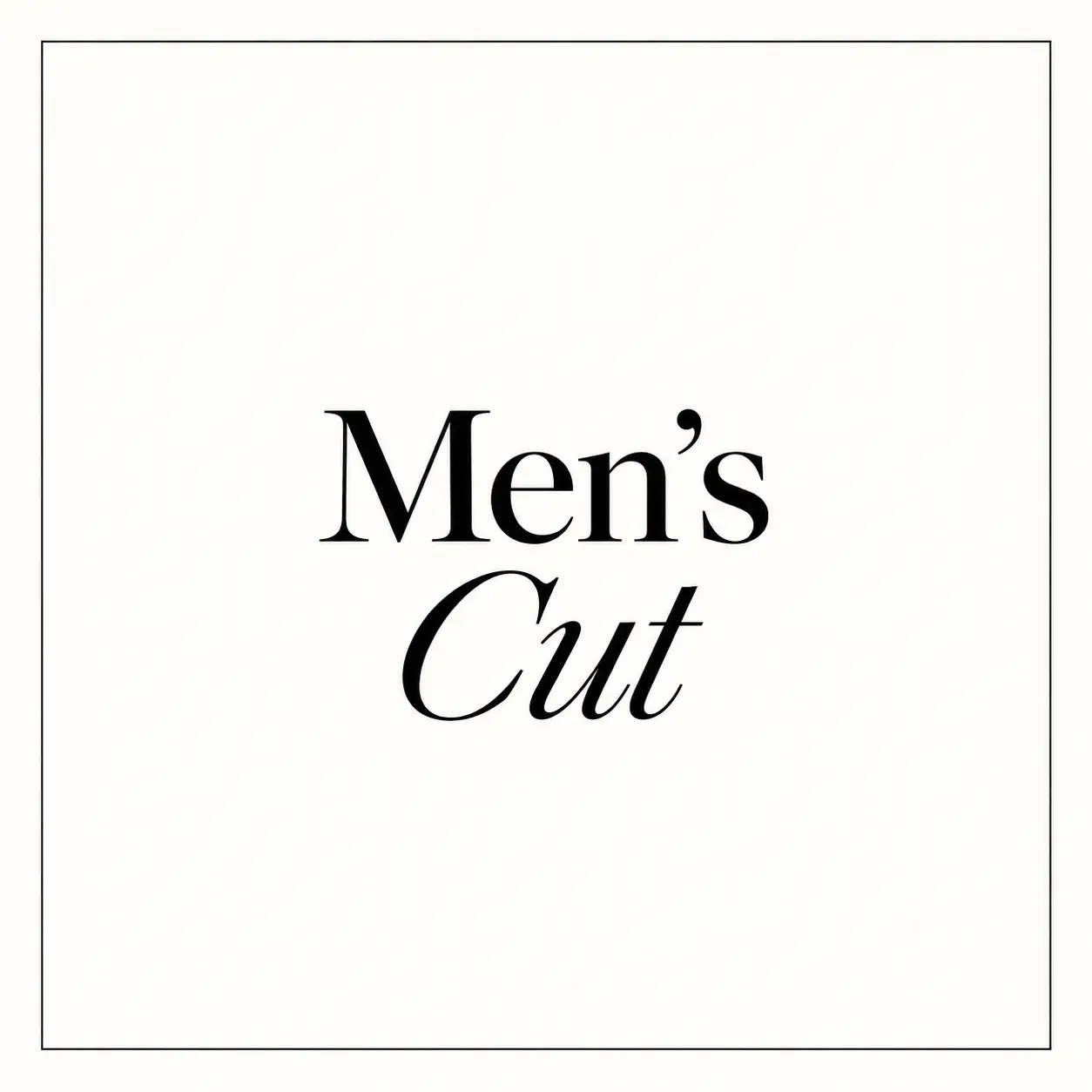 Men's Haircut