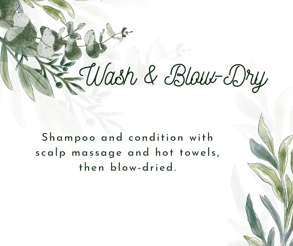 Wash And Blowdry