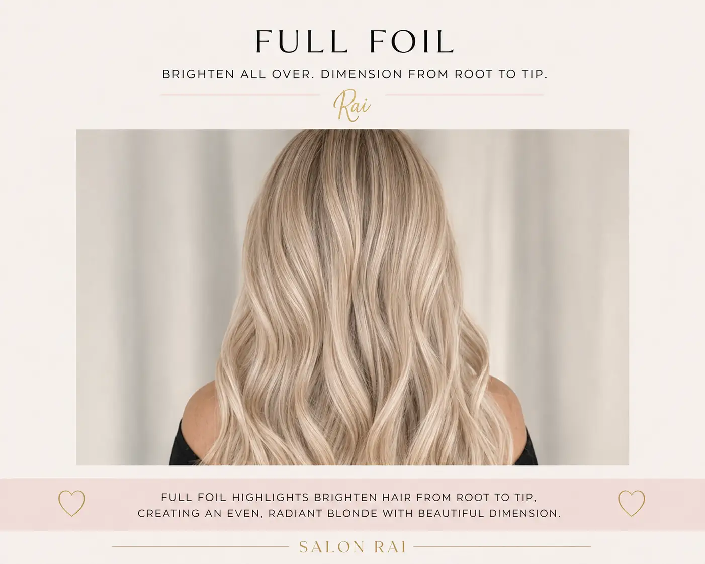 Full foil & haircut
