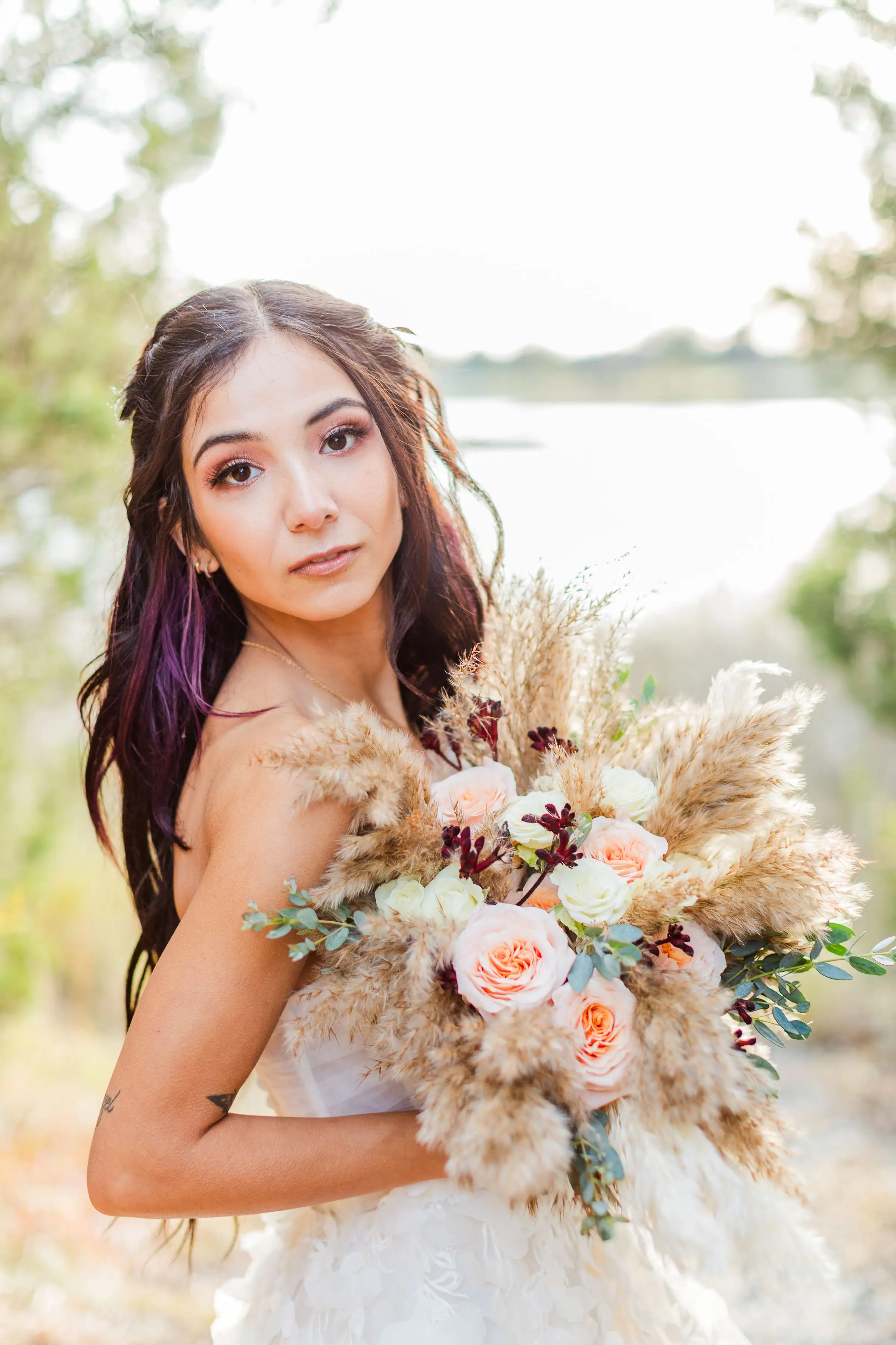 Bridal makeup styling