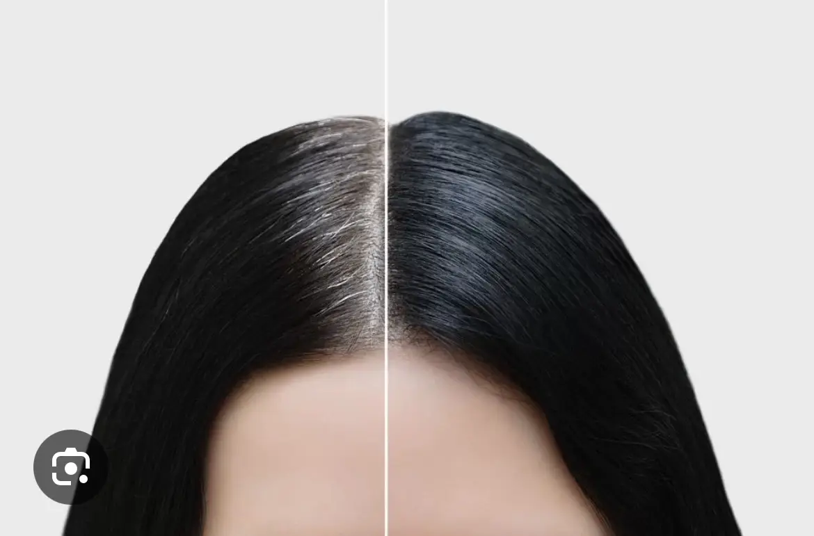 Grey coverage root retouch