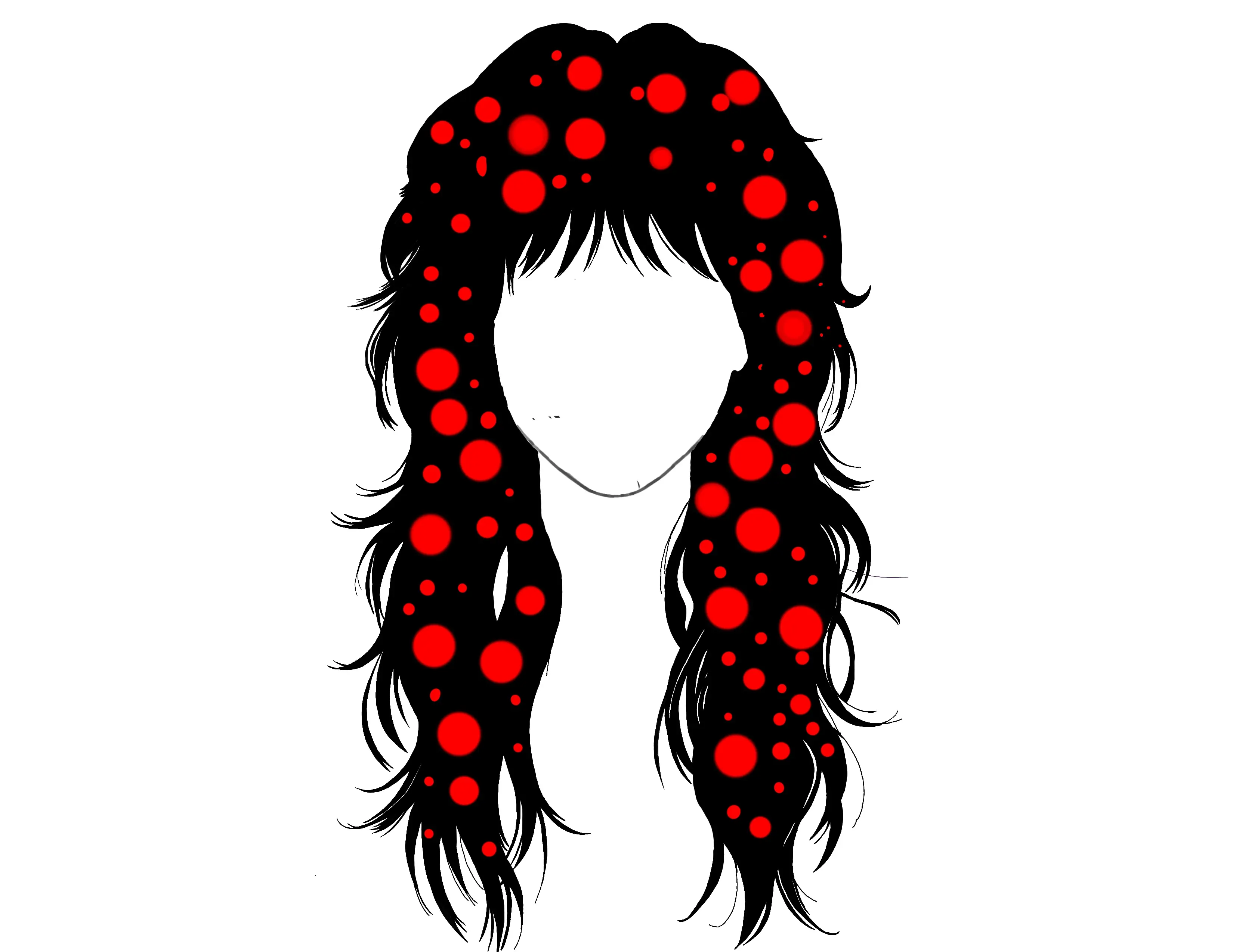 Polka Dot Hair