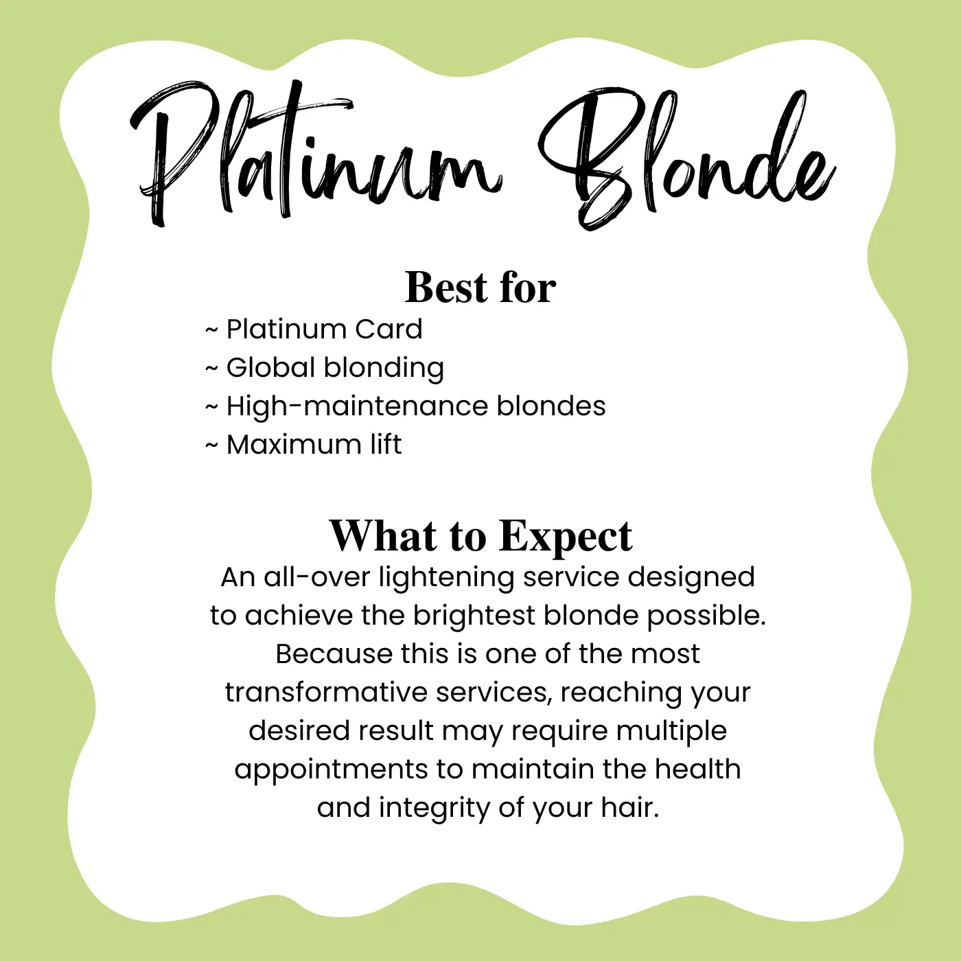 Platinum Blonde