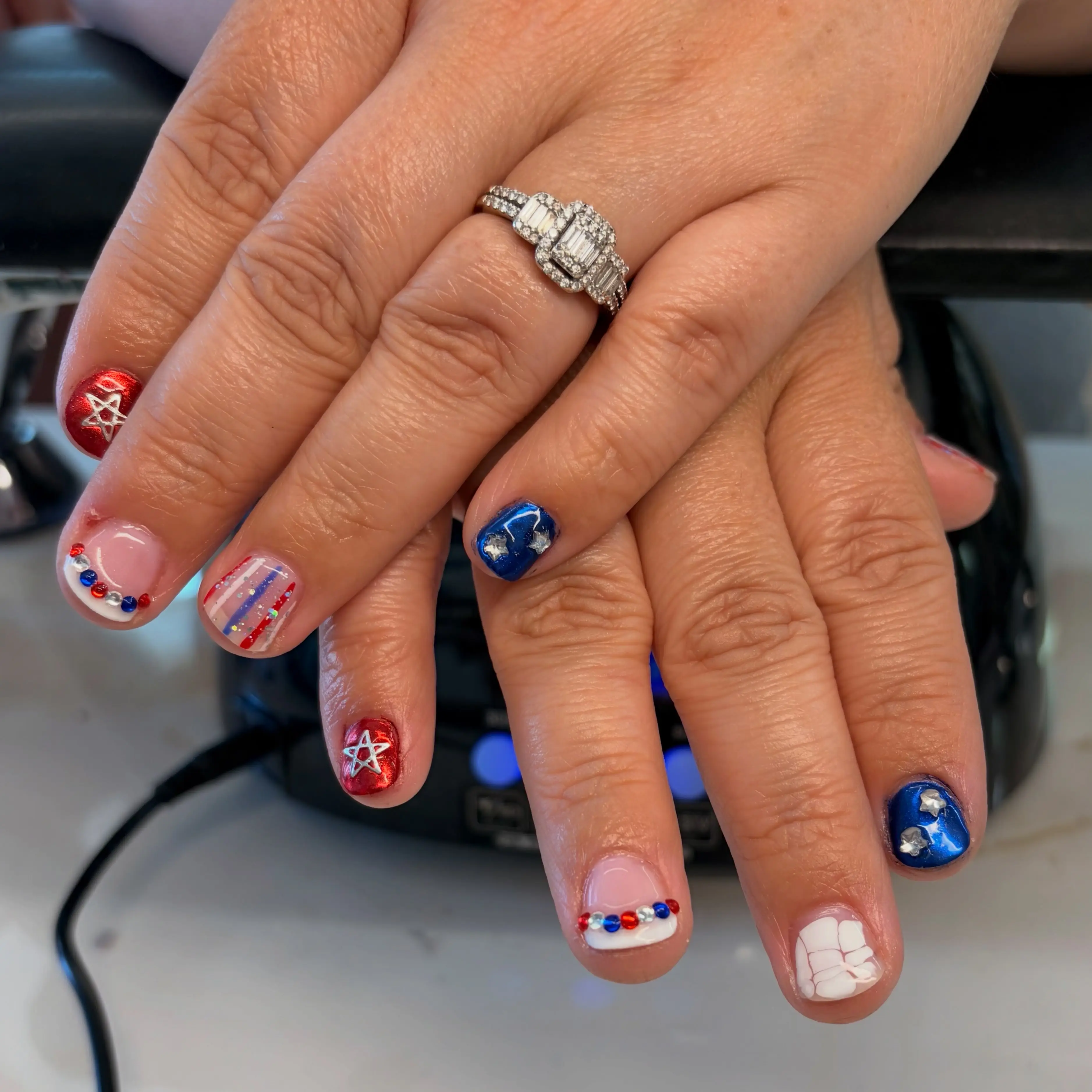 the gel mani - full look 