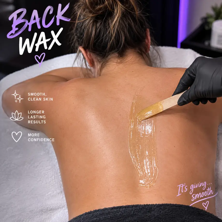 Back OR Chest/Stomach wax