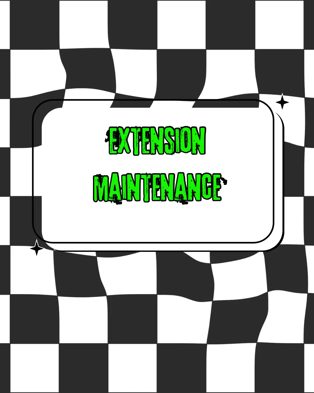 Extension maintenance 