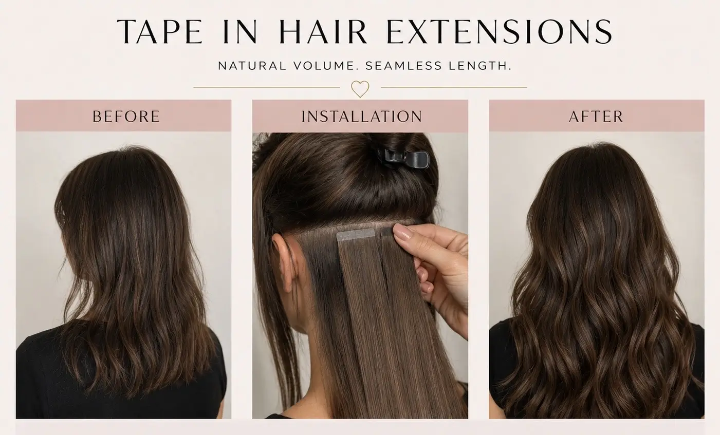 Tape In Extension Installation 