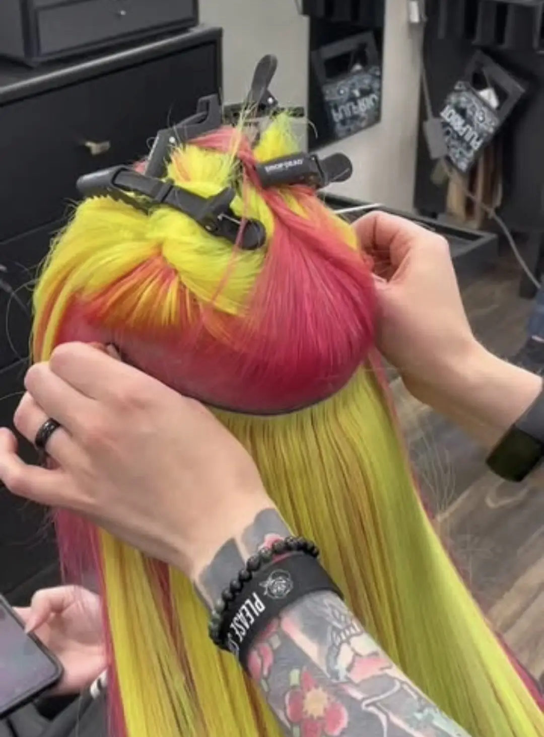 First Time Sew In Extensions Application