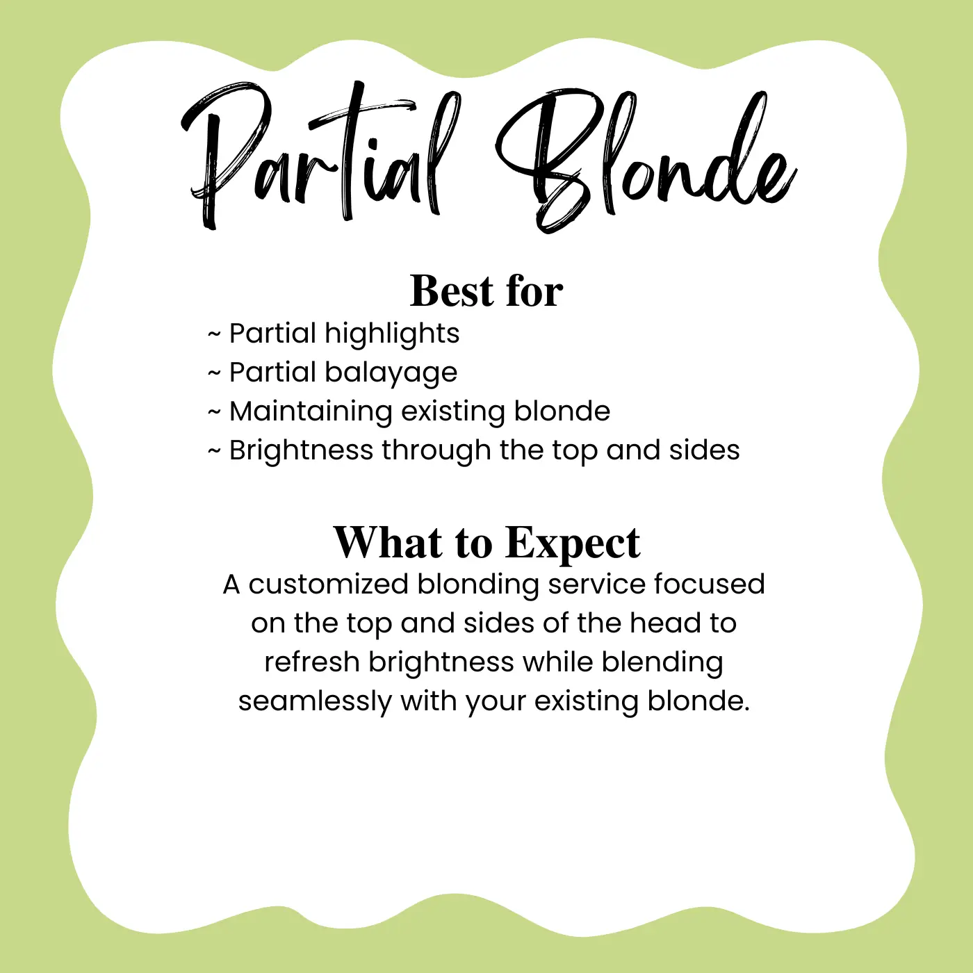 Partial Blonde