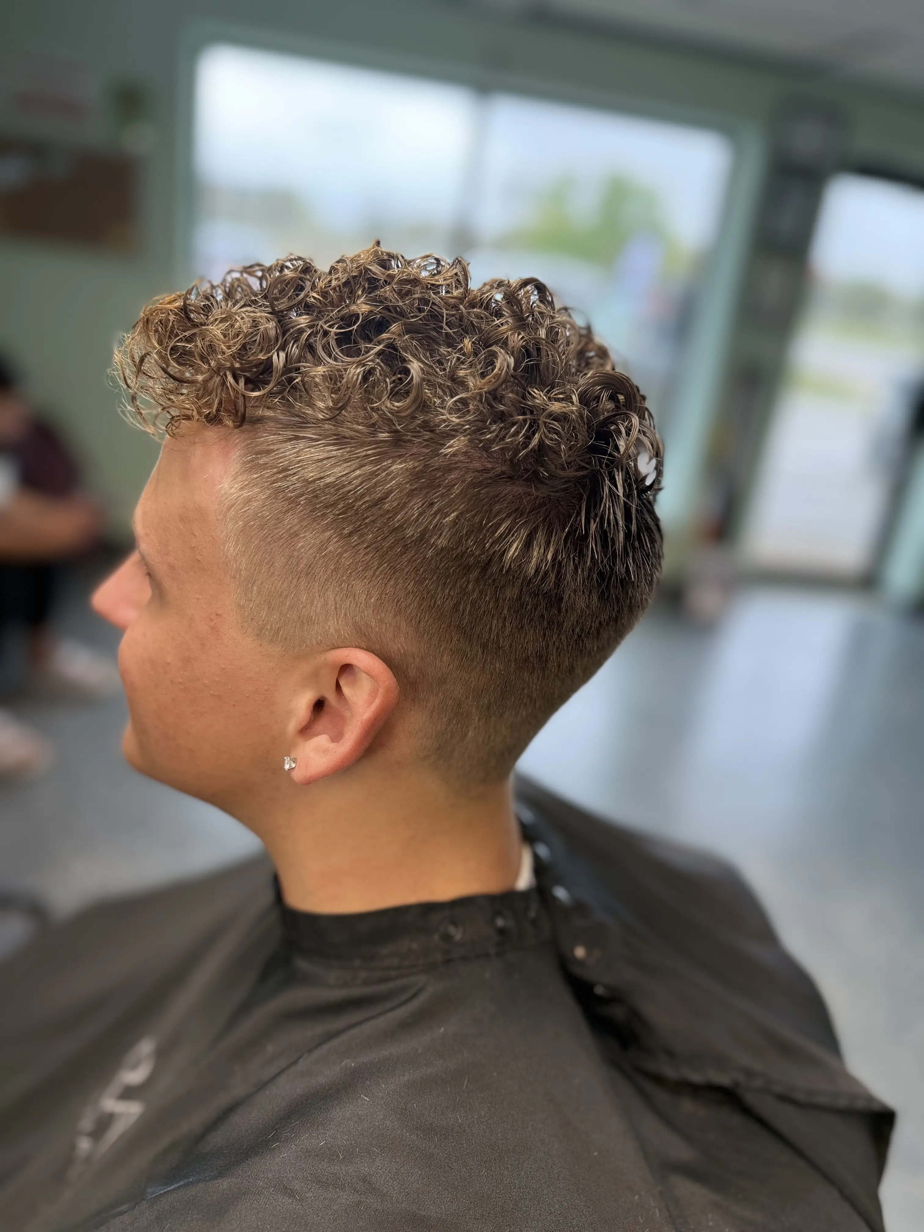 Perm for short hair