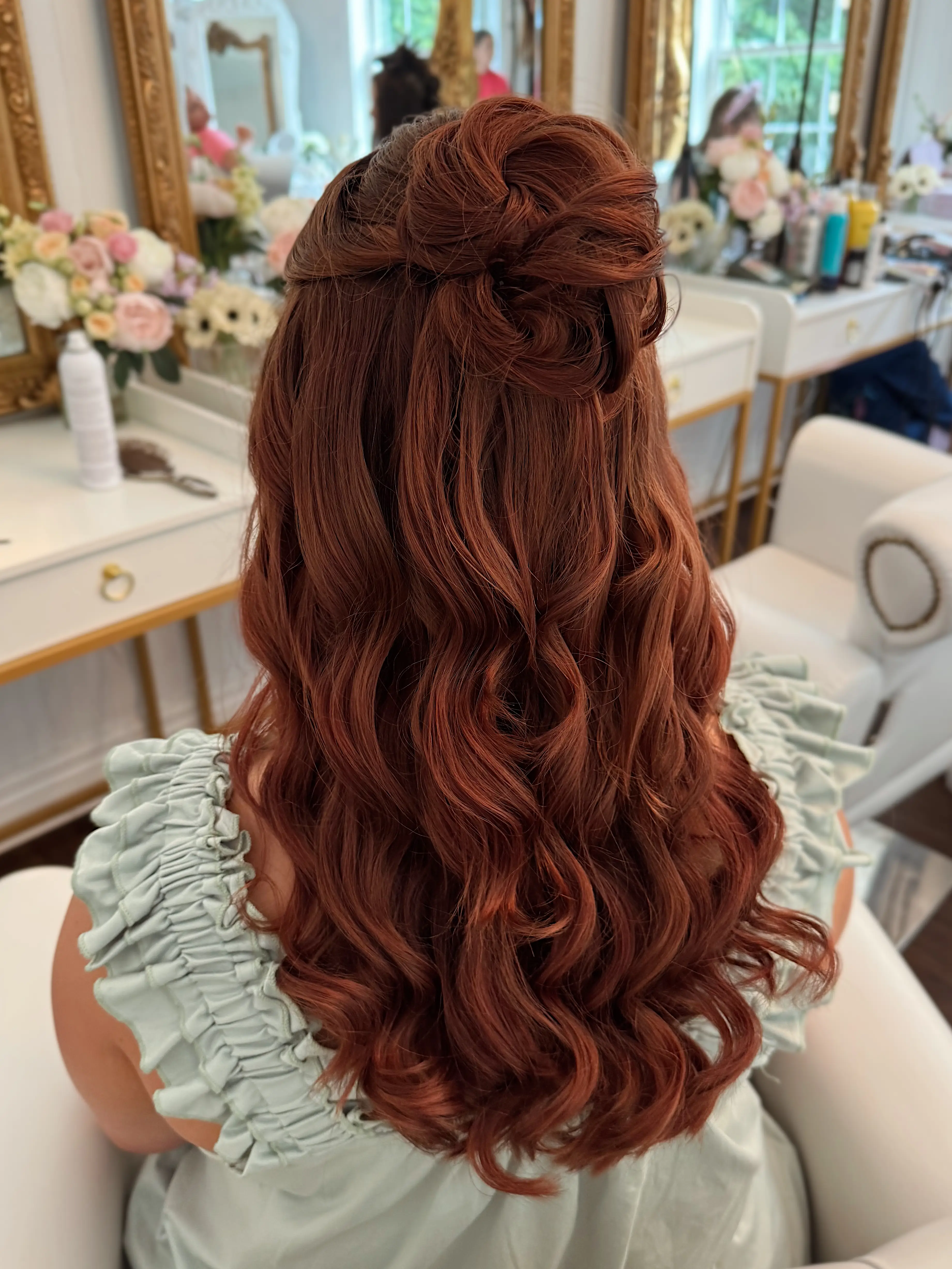Wedding Updo For Bridal Party 