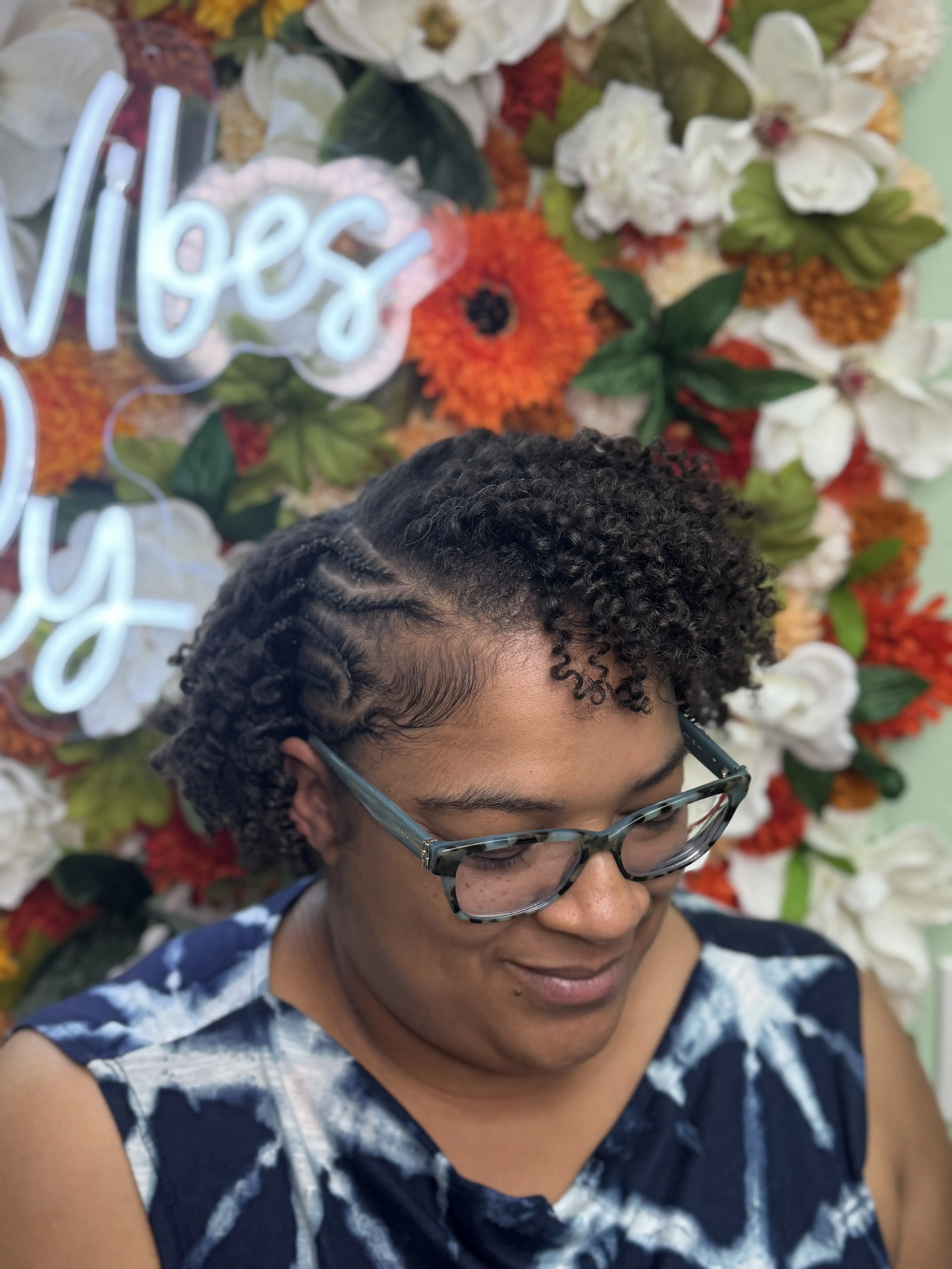 Cornrows with Rod set