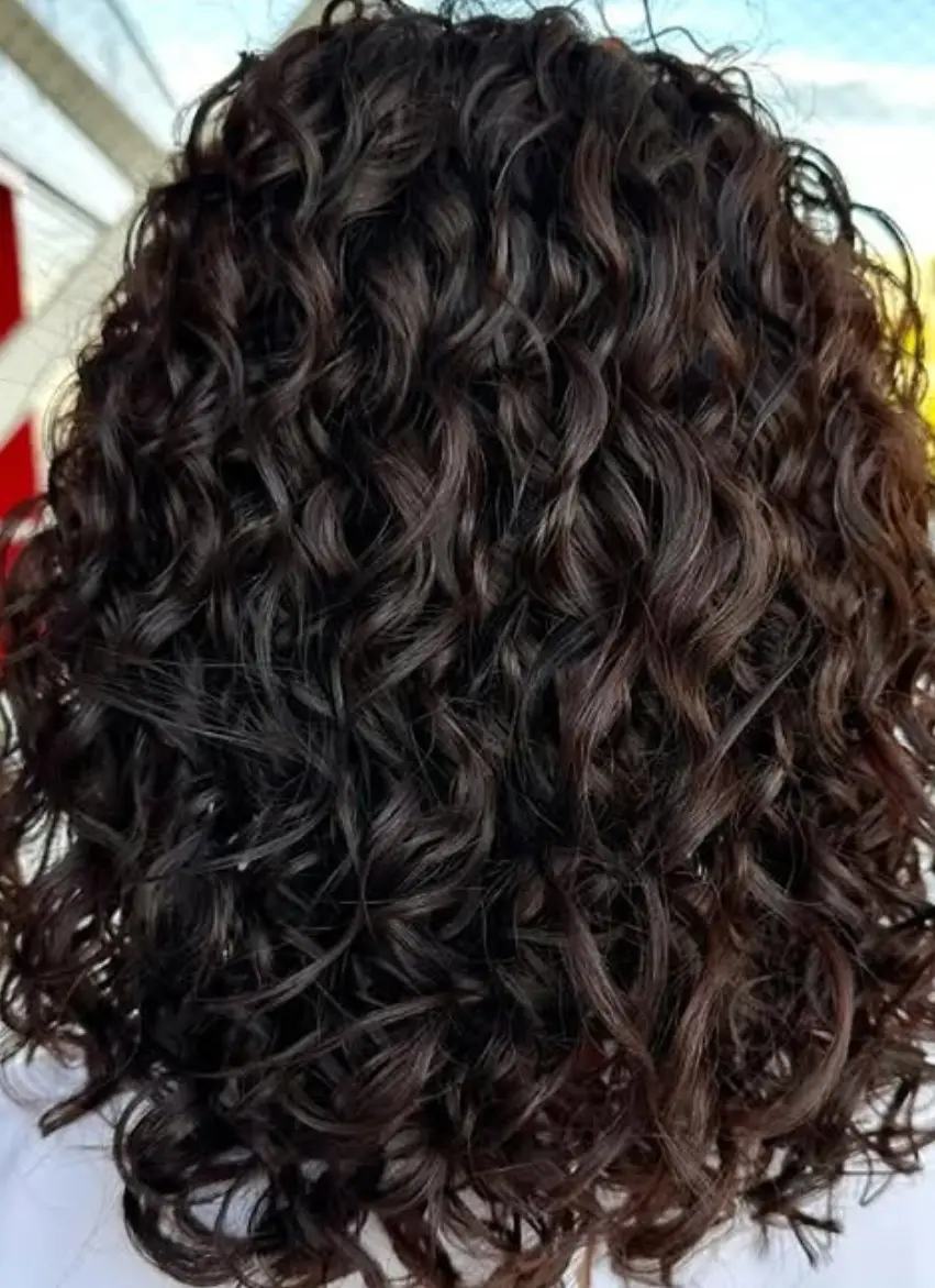 Thick and long perm