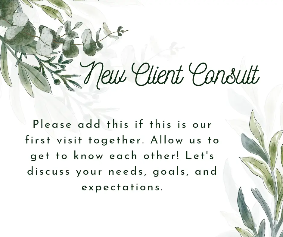 New Client Consultation